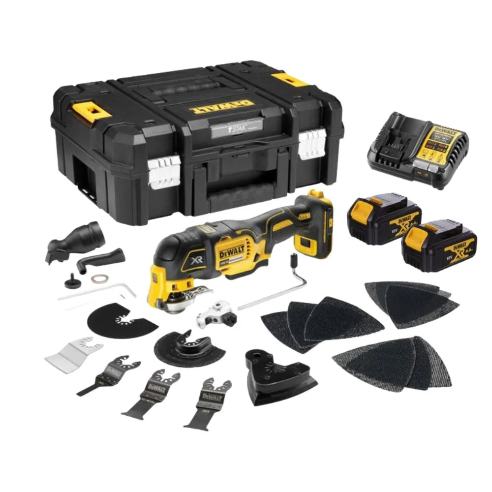 DeWALT DCS356M2 18V XR Brushless 3-Speed Oscillating Multi-Tool Kit ...